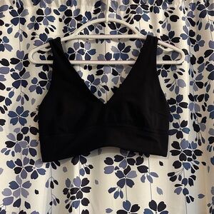 Lululemon Black V-Neck Align Bra C/D